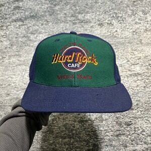 Vintage Hard Rock Cafe Myrtle Beach Snapback Hat 90s Embroidered Adjustable Cap